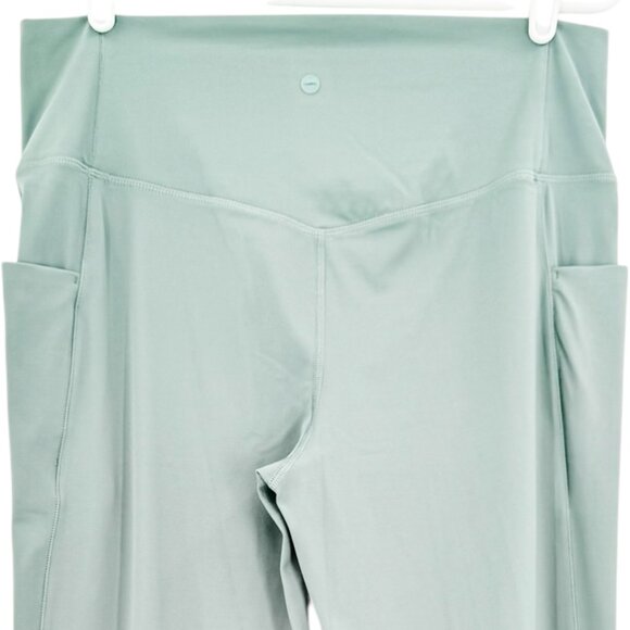 Avia Women's Softsculpt Stretch Green Flare Pants XS (0-2) Moisture Wicking NWT - Picture 5 of 12